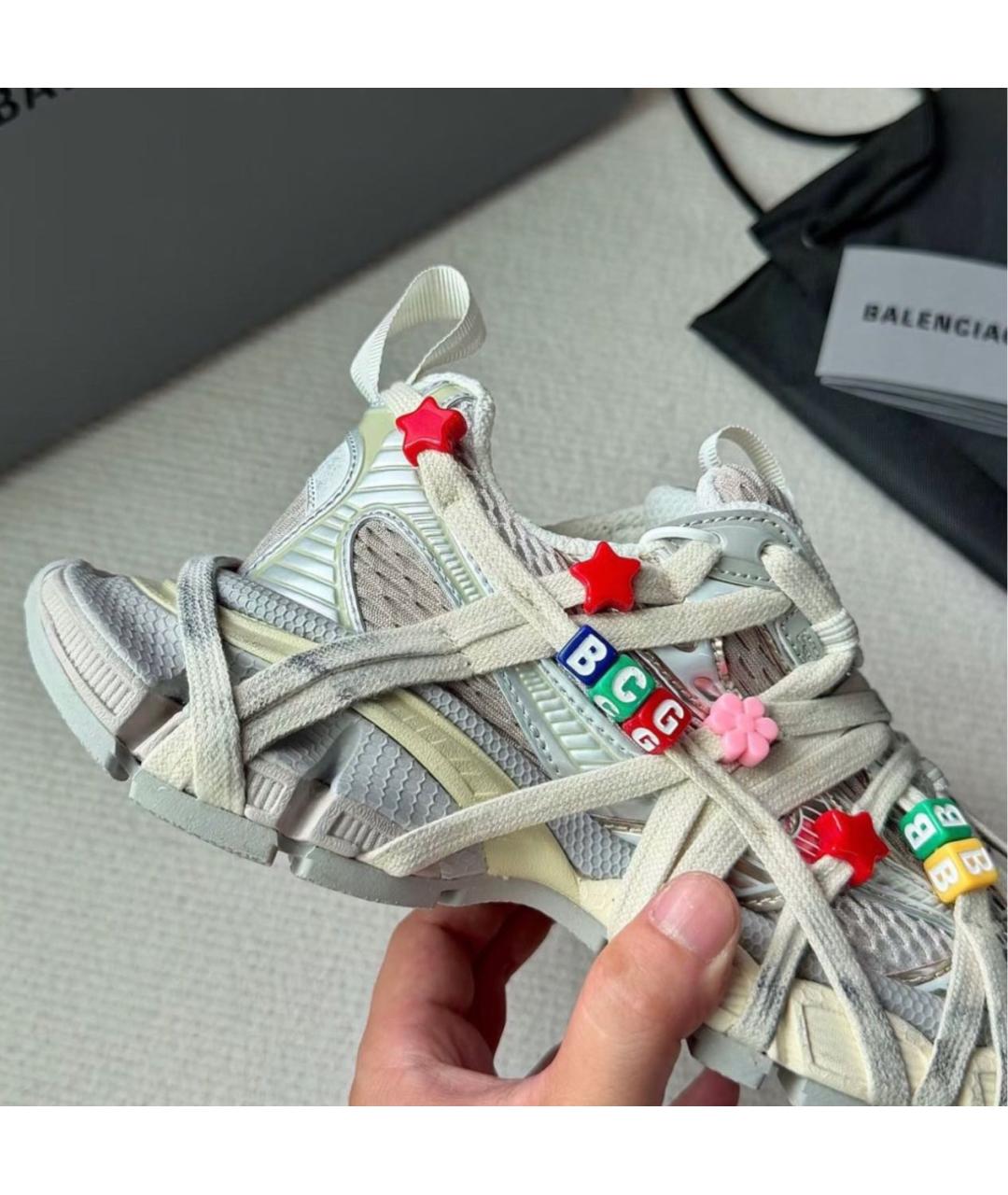 BALENCIAGA Серые кроссовки, фото 8