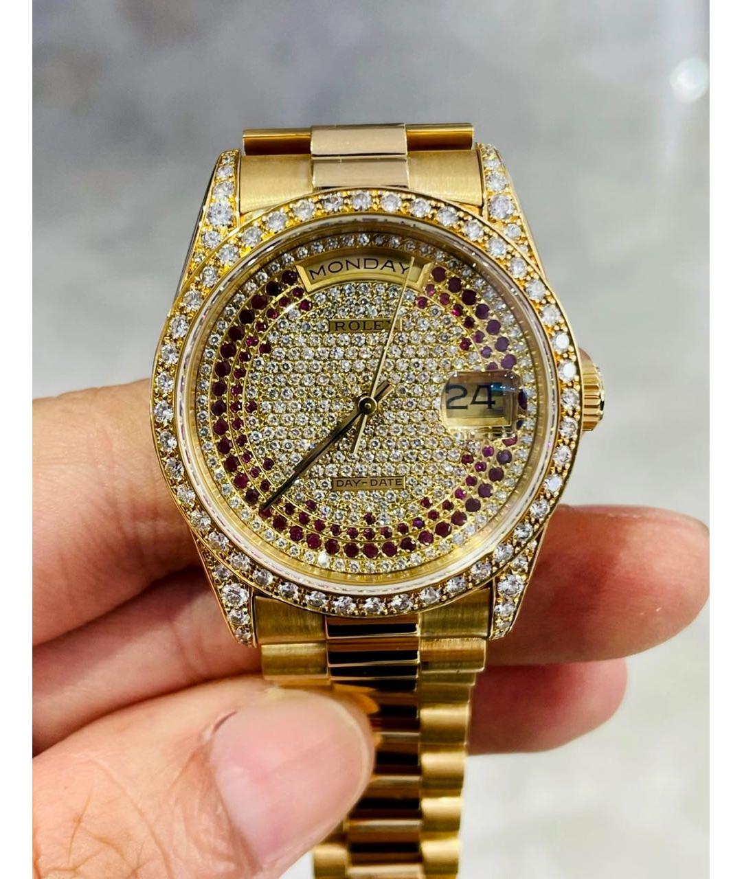 ROLEX Часы из желтого золота, фото 2