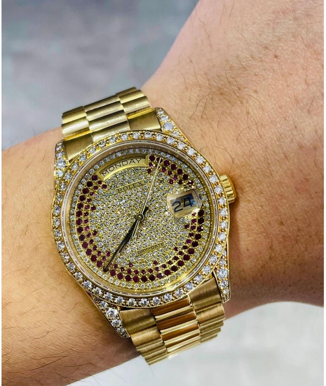 ROLEX Часы из желтого золота, фото 3