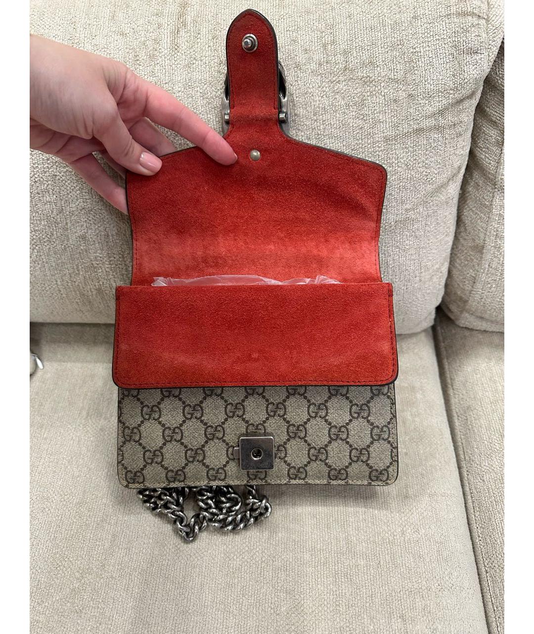 GUCCI Бежевая сумка через плечо, фото 6