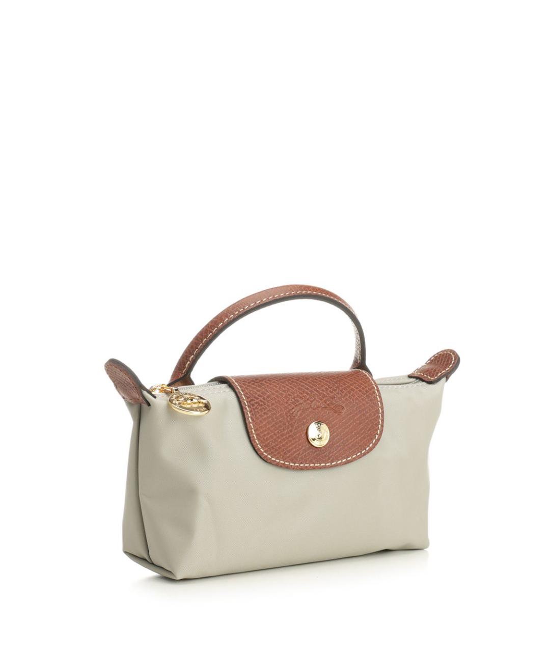 LONGCHAMP Бежевая синтетическая косметичка, фото 2