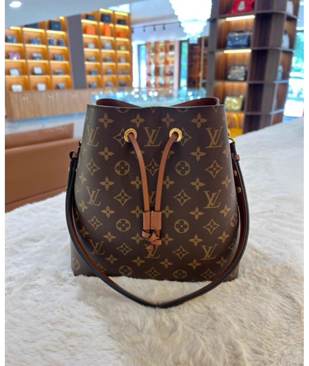 LOUIS VUITTON Коричневая сумка через плечо, фото 2