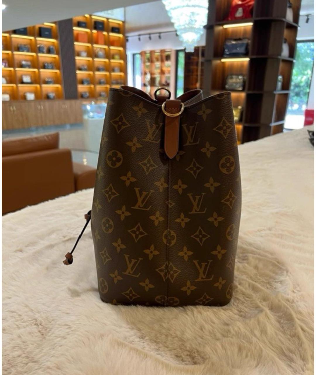 LOUIS VUITTON Коричневая сумка через плечо, фото 4