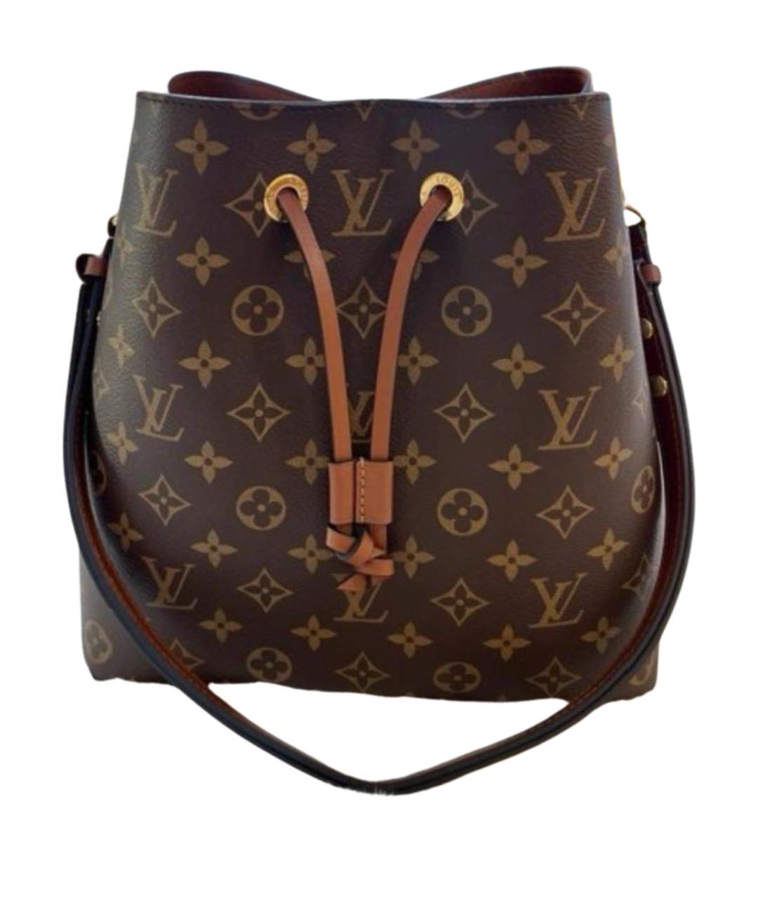 LOUIS VUITTON Коричневая сумка через плечо, фото 1