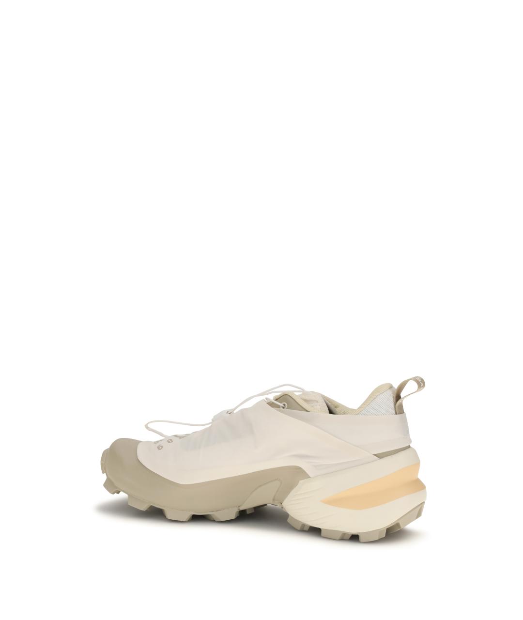 MM6 MAISON MARGIELA Бежевые синтетические низкие кроссовки / кеды, фото 3