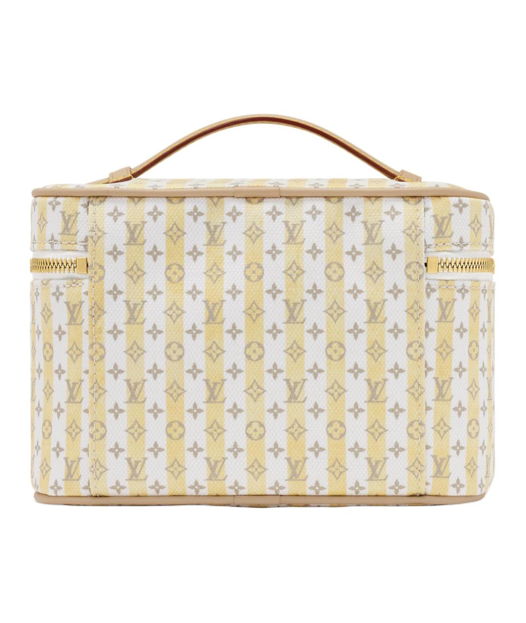 LOUIS VUITTON Бежевая косметичка, фото 4