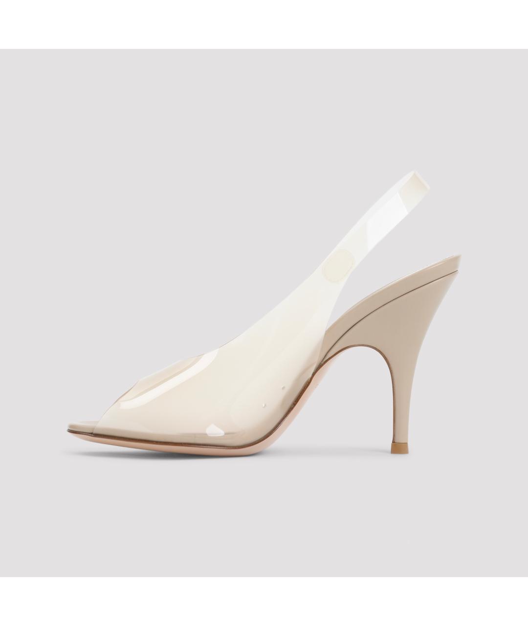 GIANVITO ROSSI Бежевые туфли, фото 2