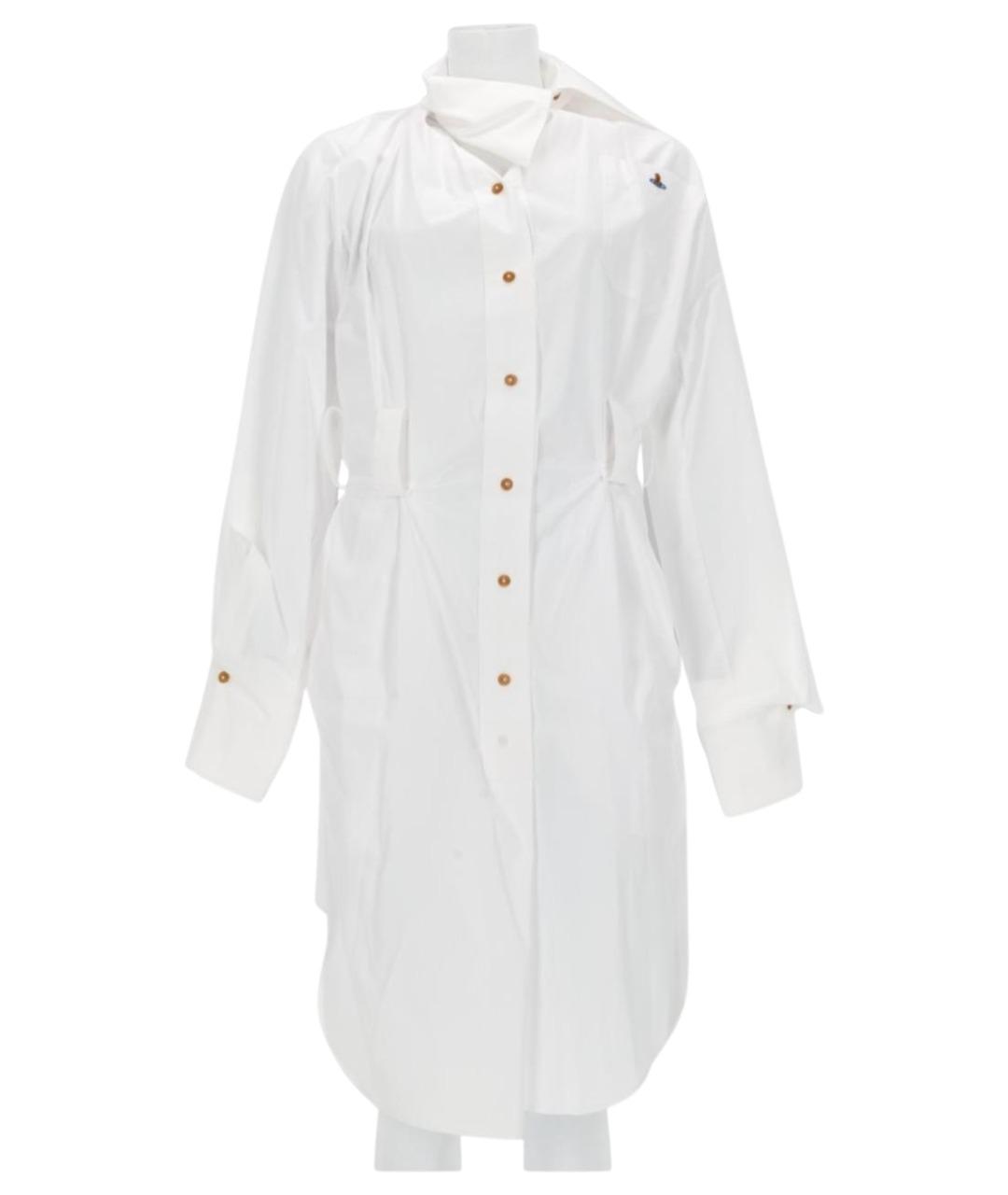 VIVIENNE WESTWOOD Белое хлопковое повседневное платье, фото 1