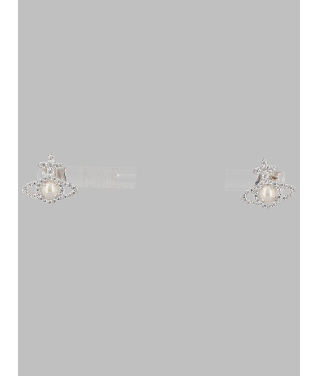 VIVIENNE WESTWOOD Серебряные металлические серьги, фото 3
