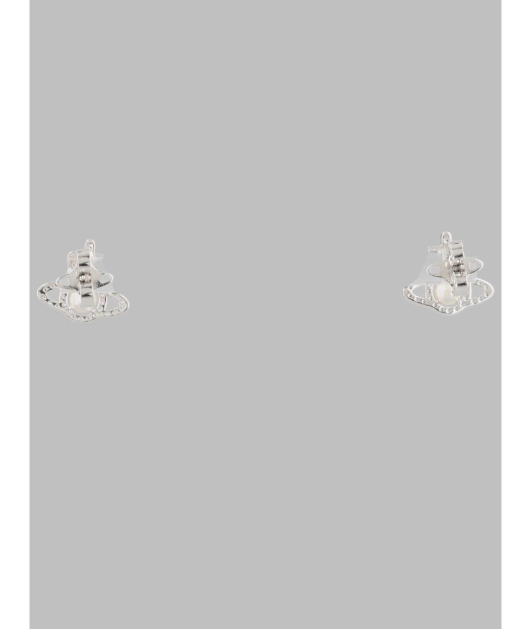 VIVIENNE WESTWOOD Серебряные металлические серьги, фото 2