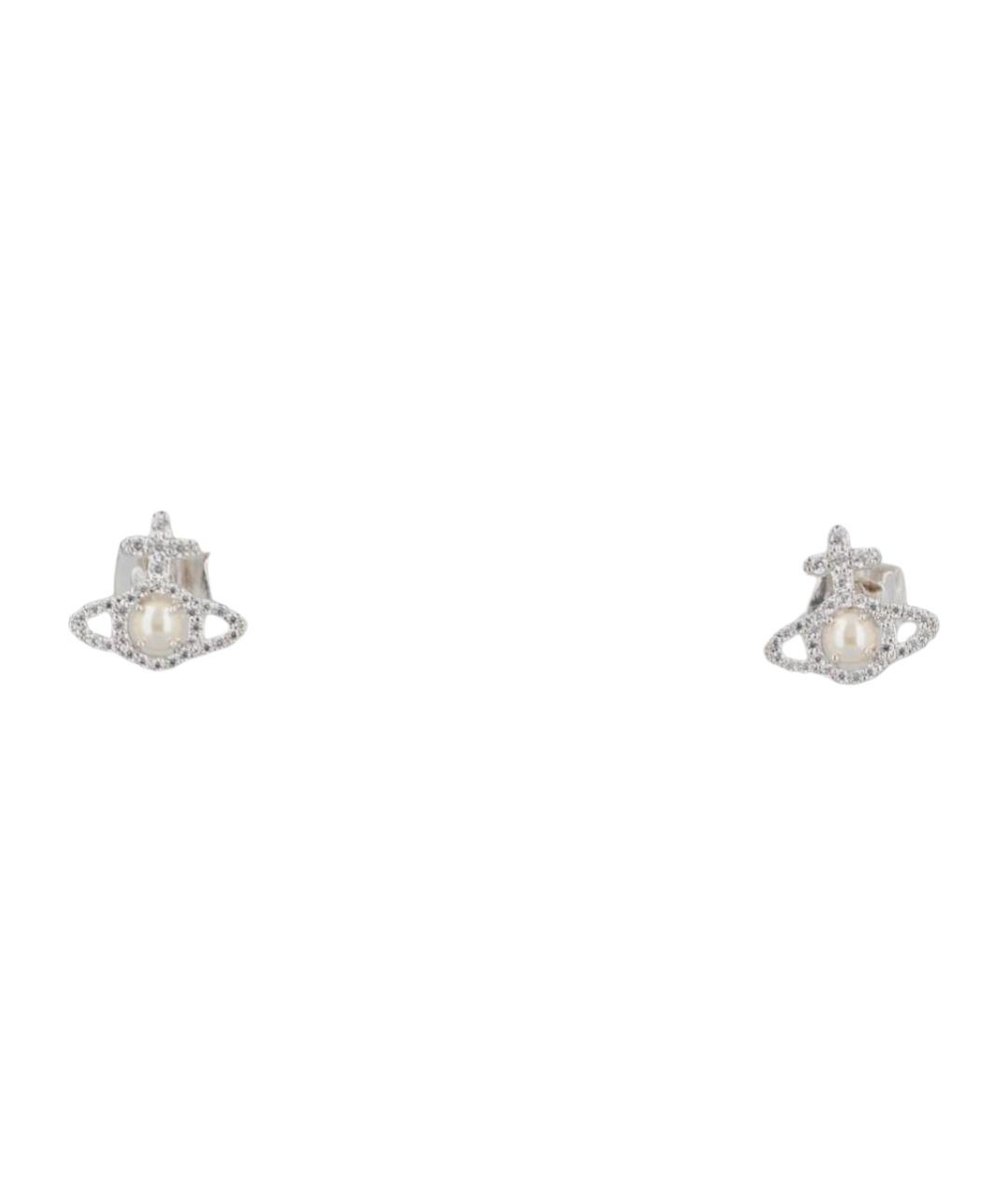 VIVIENNE WESTWOOD Серебряные металлические серьги, фото 1