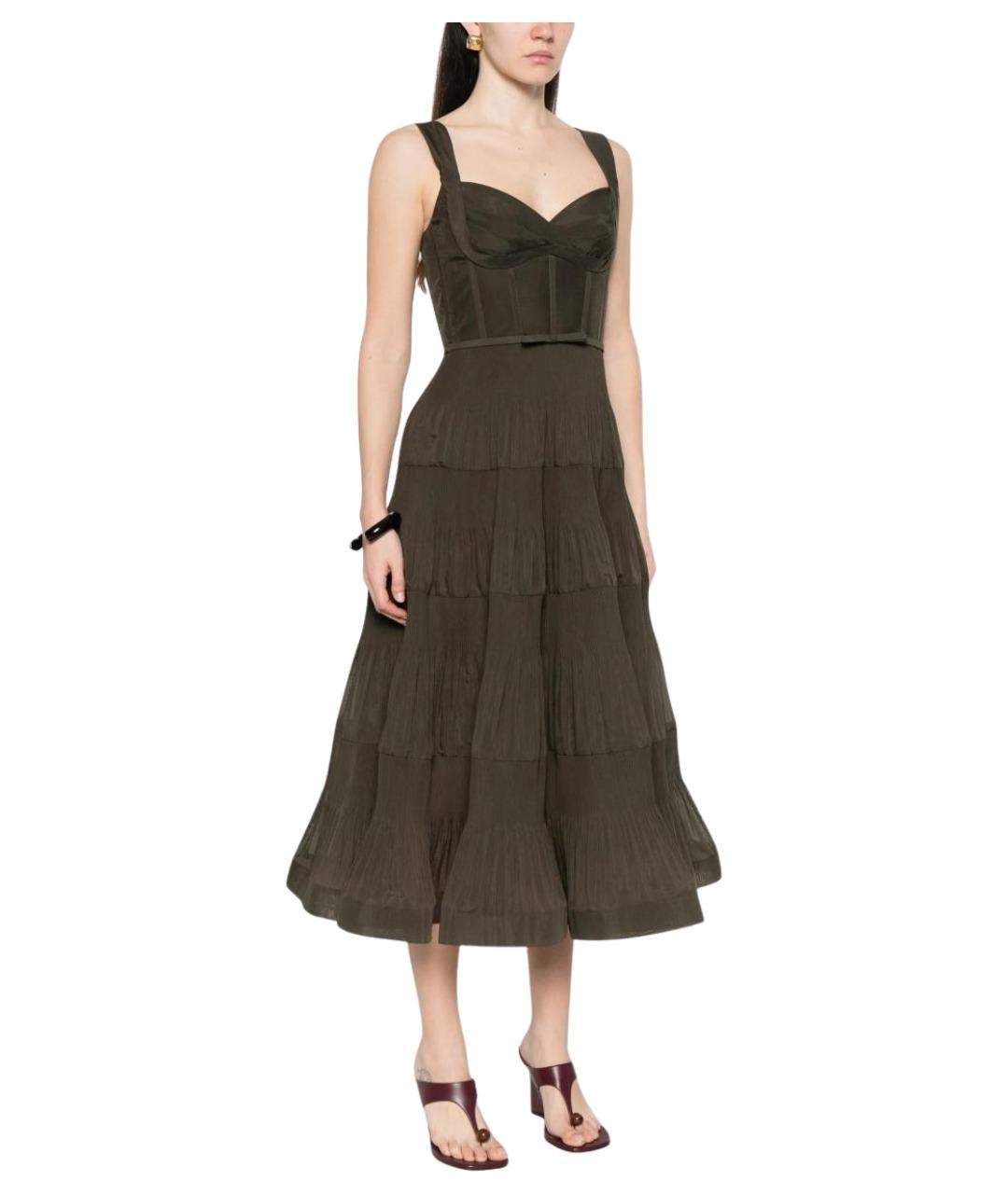 ZIMMERMANN Зеленое платье, фото 3