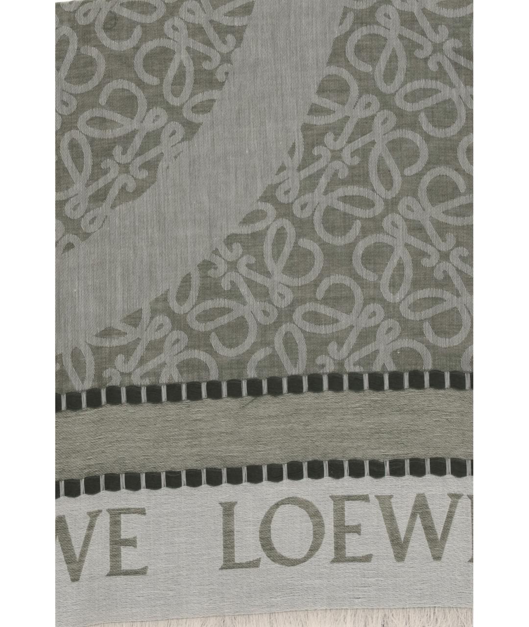 LOEWE Мульти хлопковый шарф, фото 3