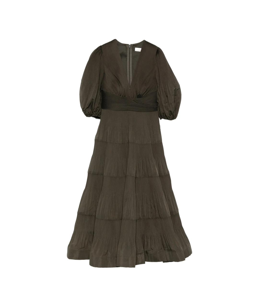 ZIMMERMANN Зеленое платье, фото 1