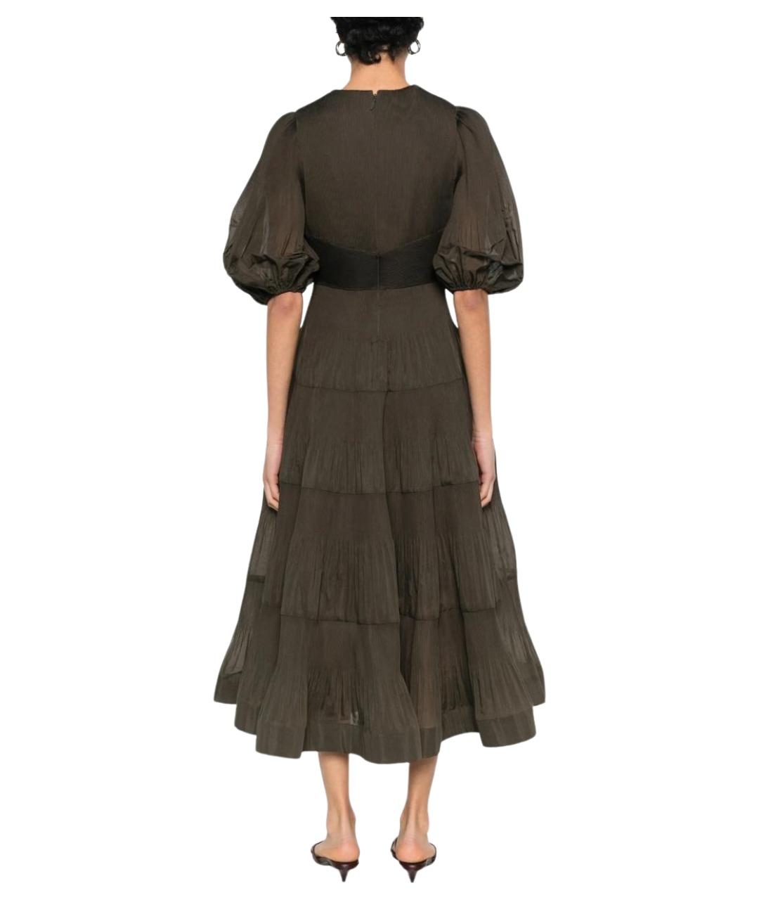 ZIMMERMANN Зеленое платье, фото 3