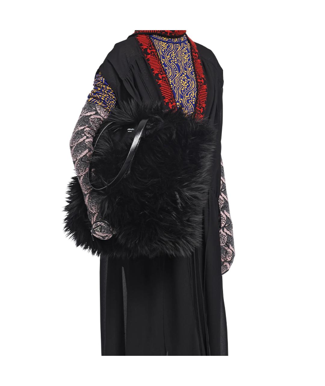PRADA Черная сумка через плечо, фото 4