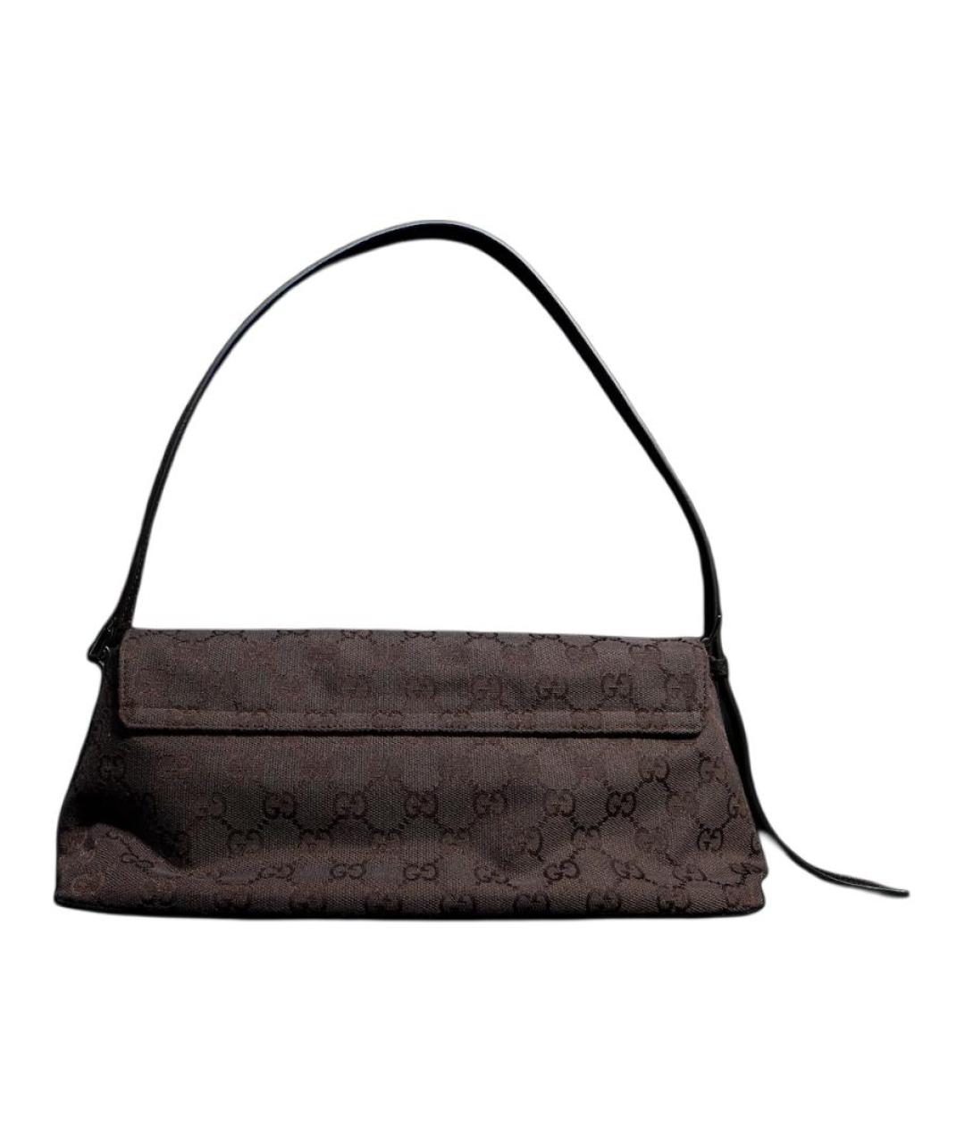 GUCCI Коричневая сумка с короткими ручками, фото 5
