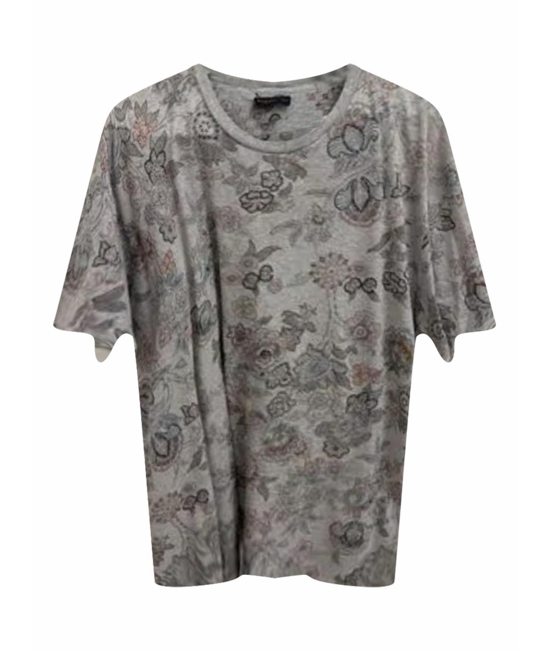 ETRO Серая хлопковая футболка, фото 1