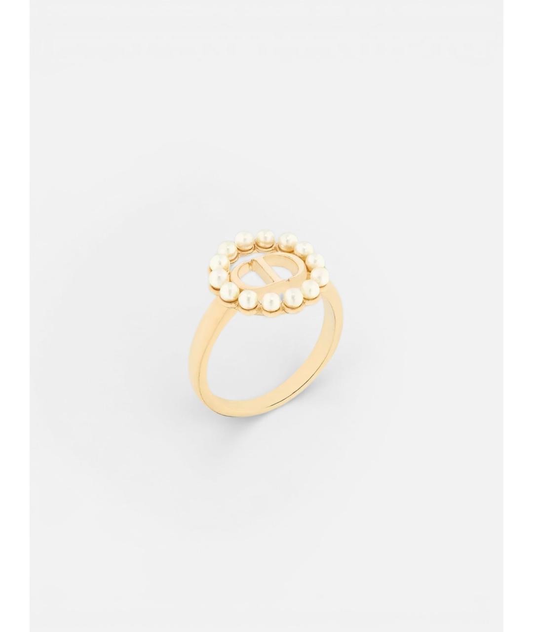 CHRISTIAN DIOR Золотое металлическое кольцо, фото 4