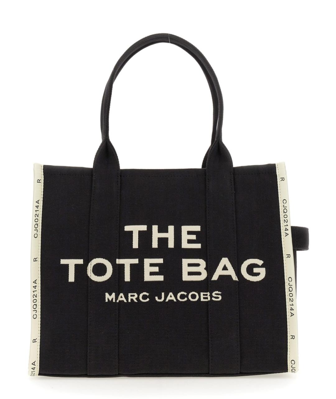 MARC JACOBS Черная хлопковая сумка тоут, фото 2