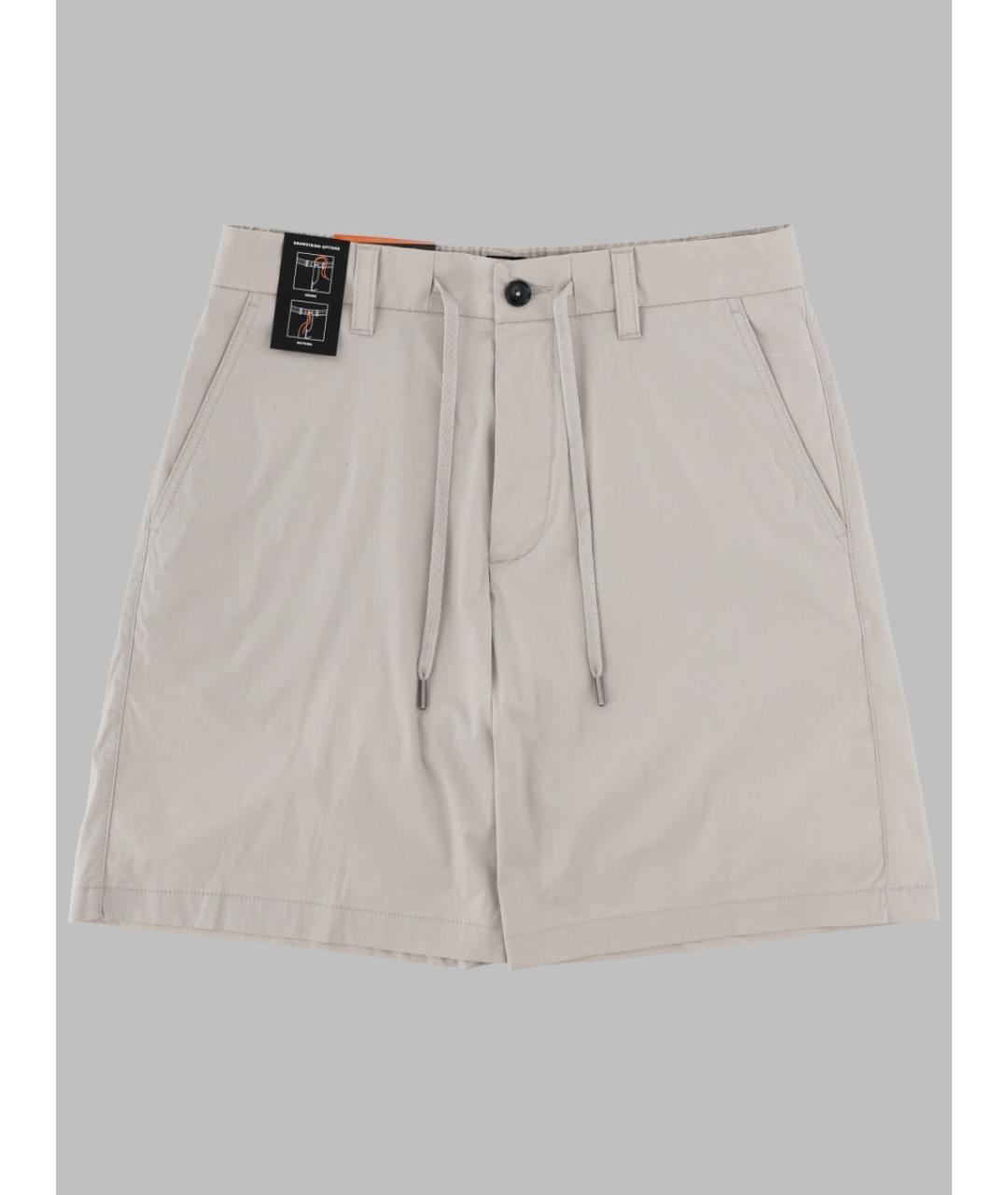HUGO BOSS Серые хлопковые шорты, фото 3