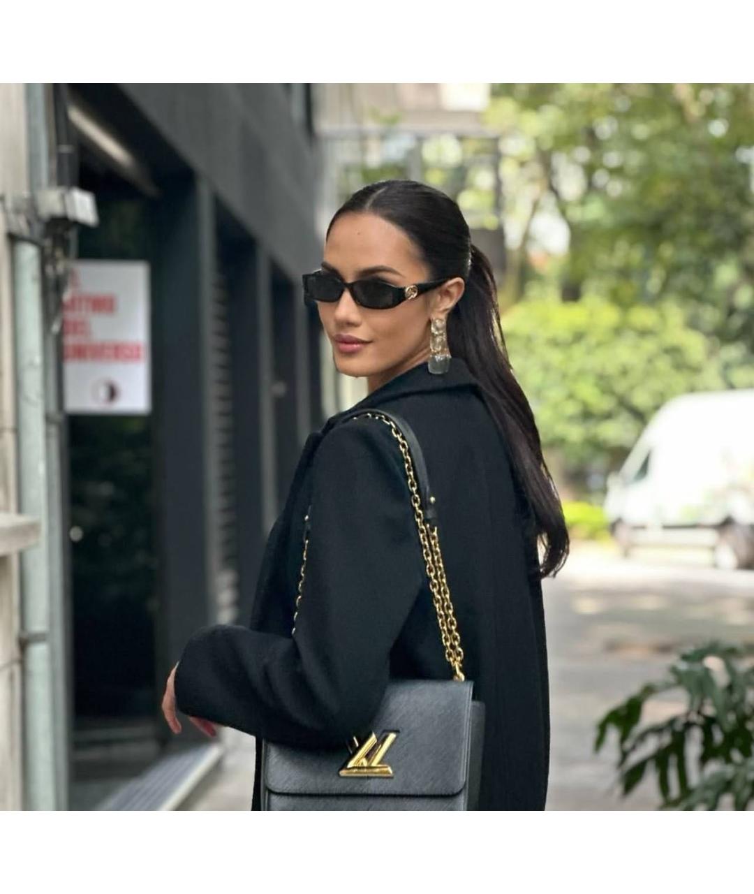 GUCCI Черные пластиковые солнцезащитные очки, фото 4