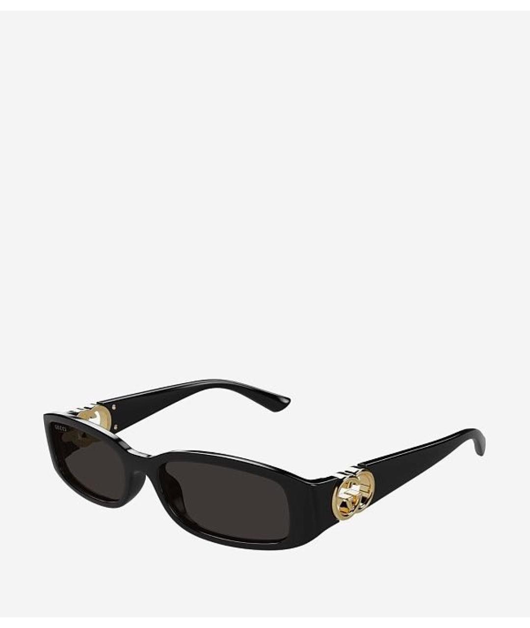 GUCCI Черные пластиковые солнцезащитные очки, фото 9