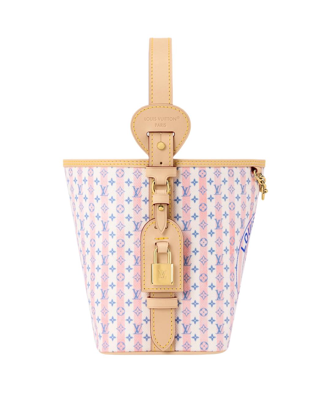 LOUIS VUITTON Розовая сумка тоут, фото 3