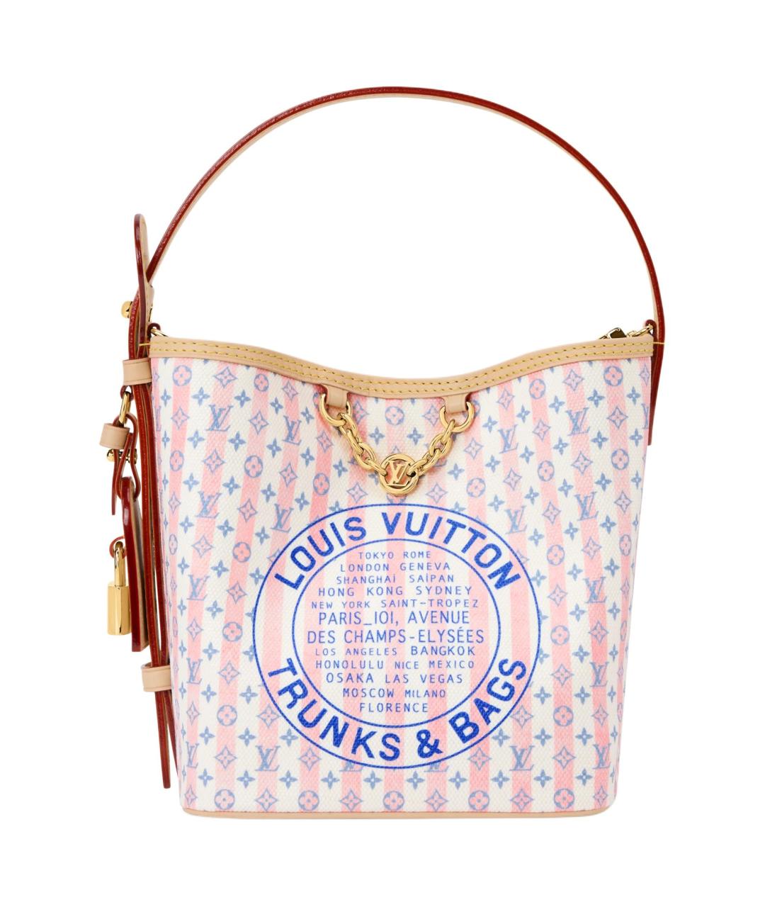 LOUIS VUITTON Розовая сумка тоут, фото 1