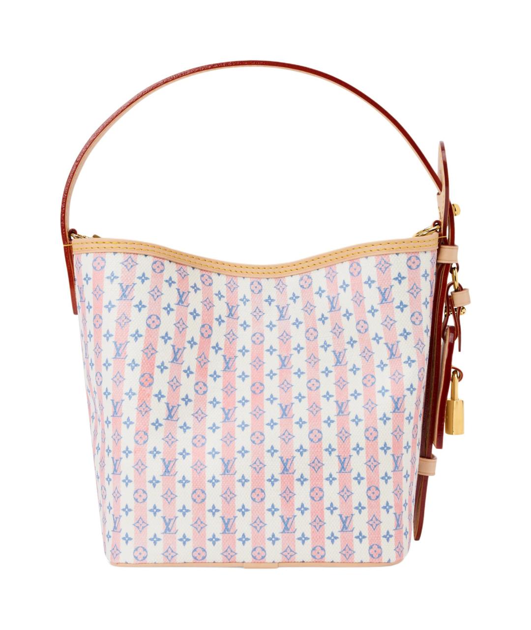 LOUIS VUITTON Розовая сумка тоут, фото 4