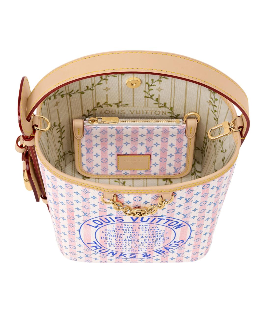 LOUIS VUITTON Розовая сумка тоут, фото 5