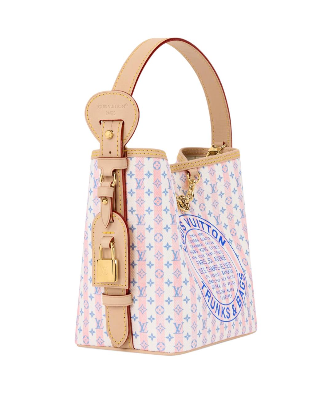 LOUIS VUITTON Розовая сумка тоут, фото 2