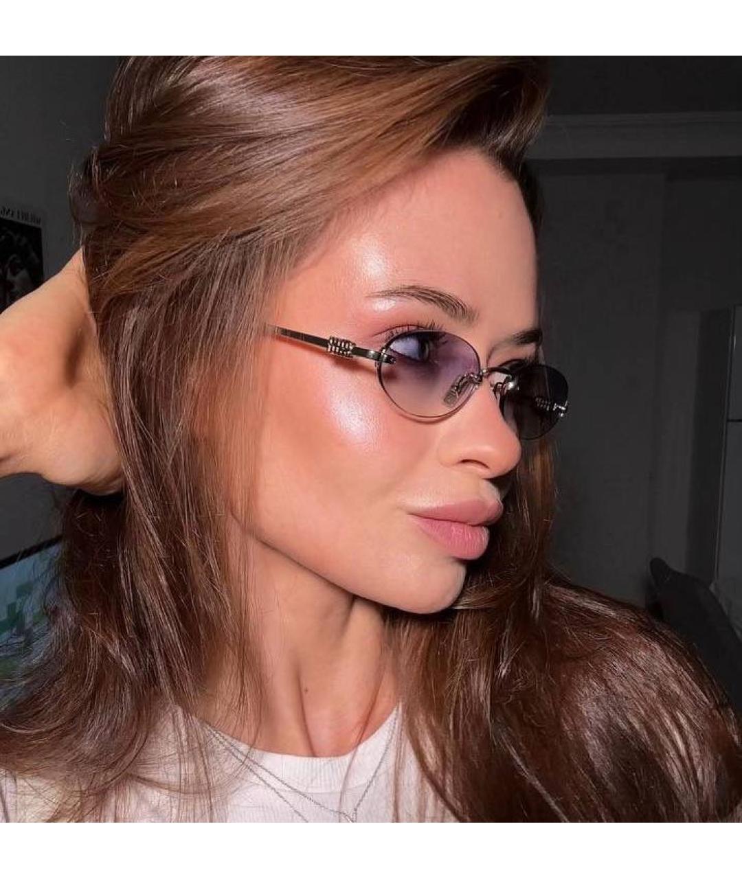 MIU MIU Фиолетовые солнцезащитные очки, фото 4