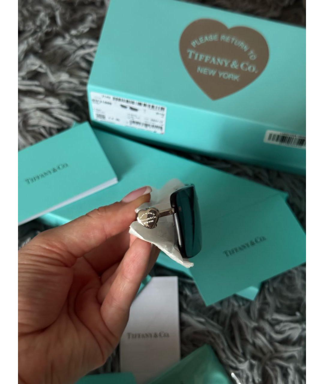 TIFFANY&CO Черные солнцезащитные очки, фото 4