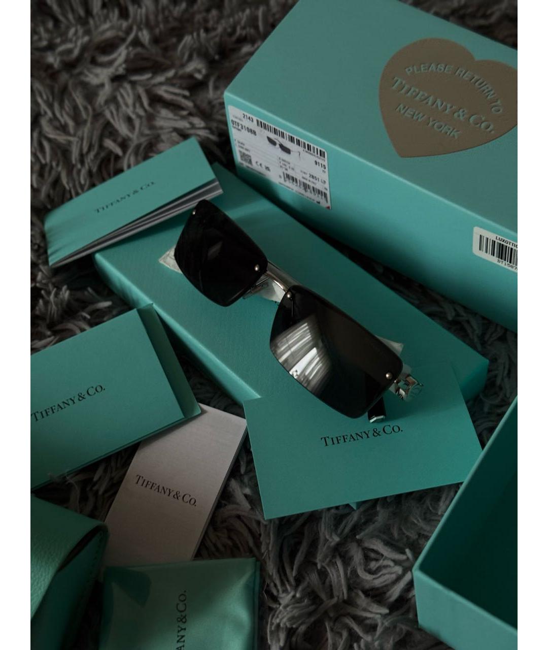 TIFFANY&CO Черные солнцезащитные очки, фото 5