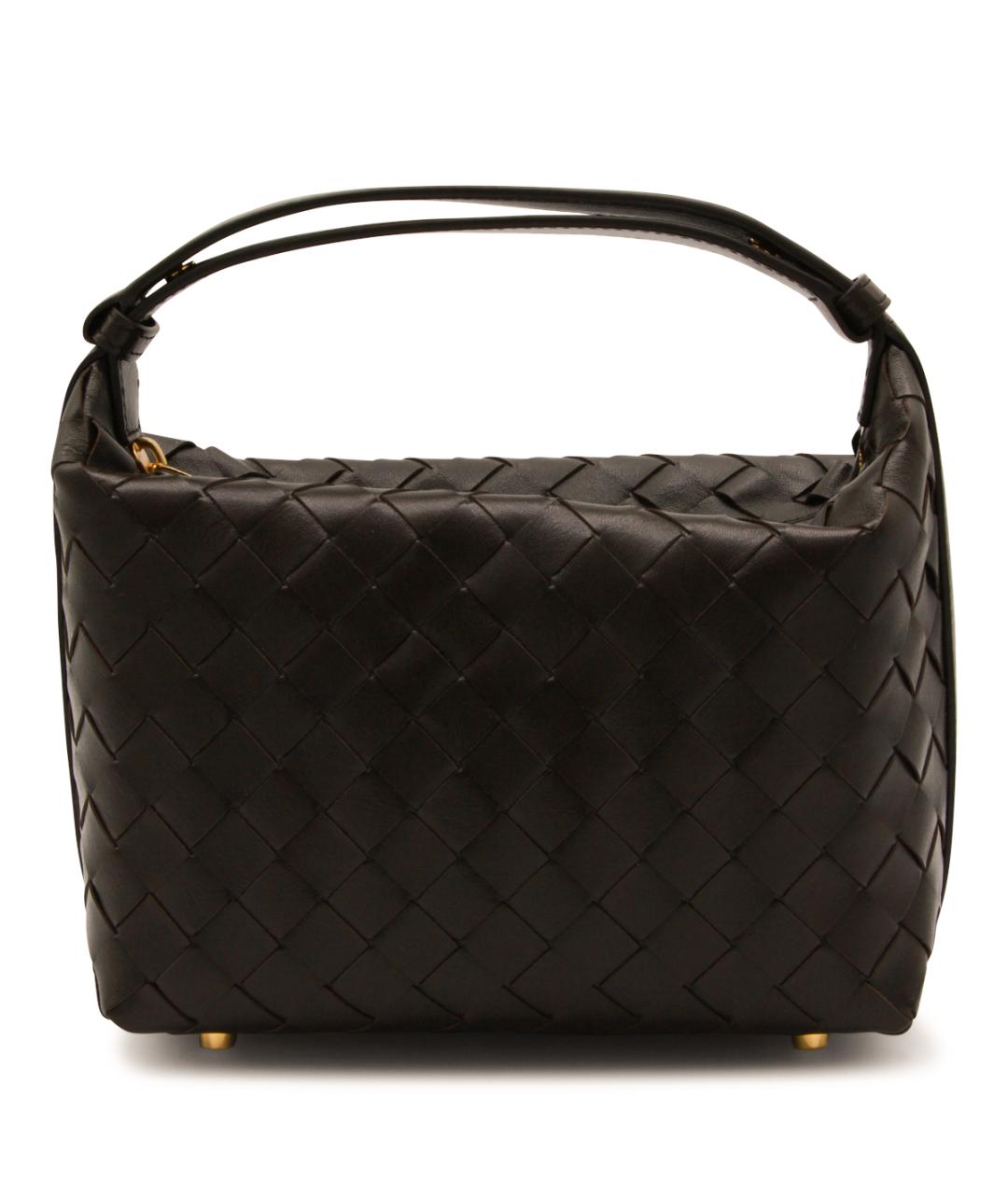 BOTTEGA VENETA Коричневая кожаная сумка через плечо, фото 2
