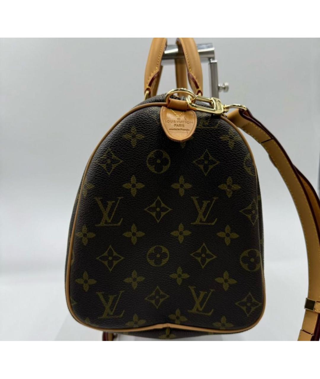 LOUIS VUITTON Коричневая сумка с короткими ручками, фото 3