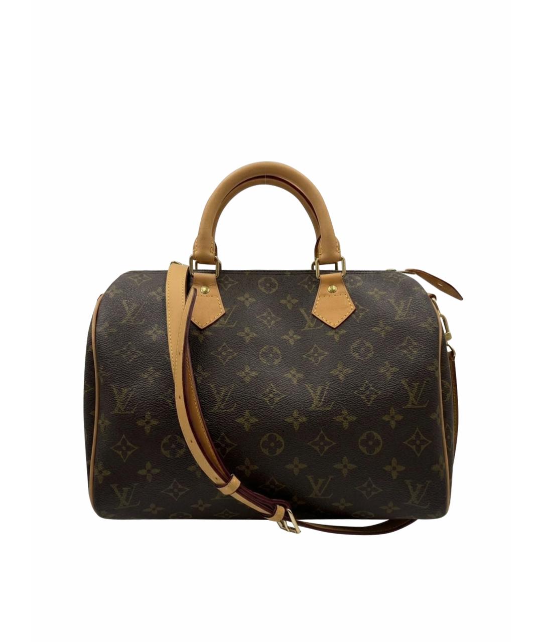 LOUIS VUITTON Коричневая сумка с короткими ручками, фото 1