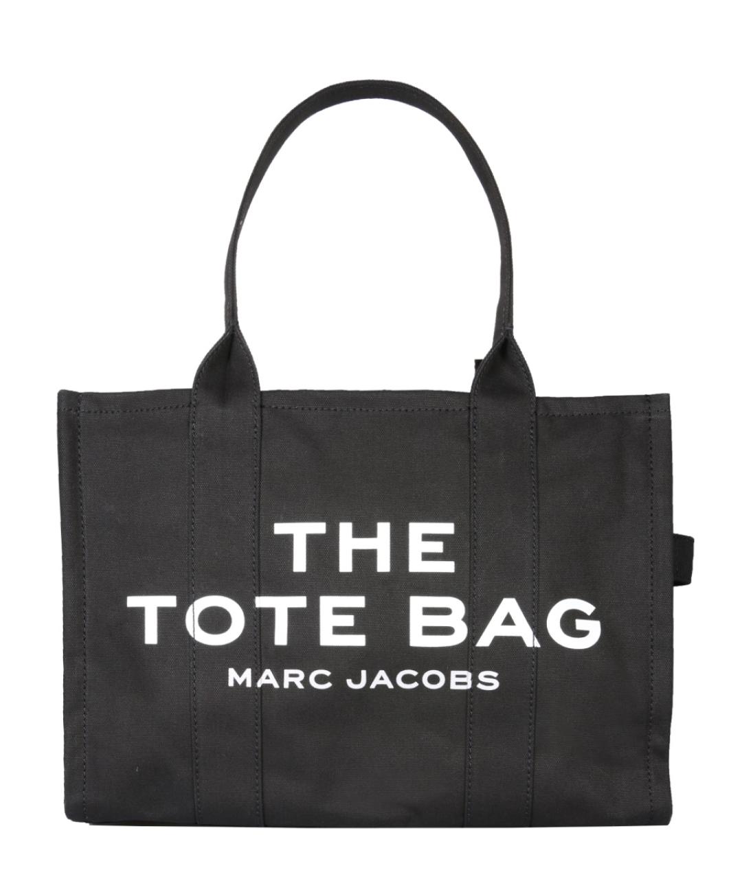 MARC JACOBS Черная хлопковая сумка тоут, фото 5