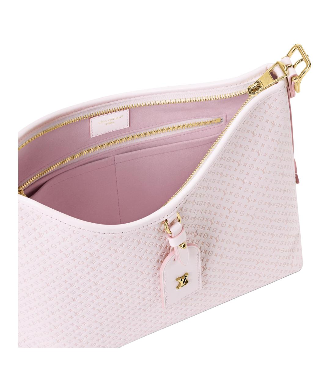 LOUIS VUITTON Розовая кожаная сумка через плечо, фото 5
