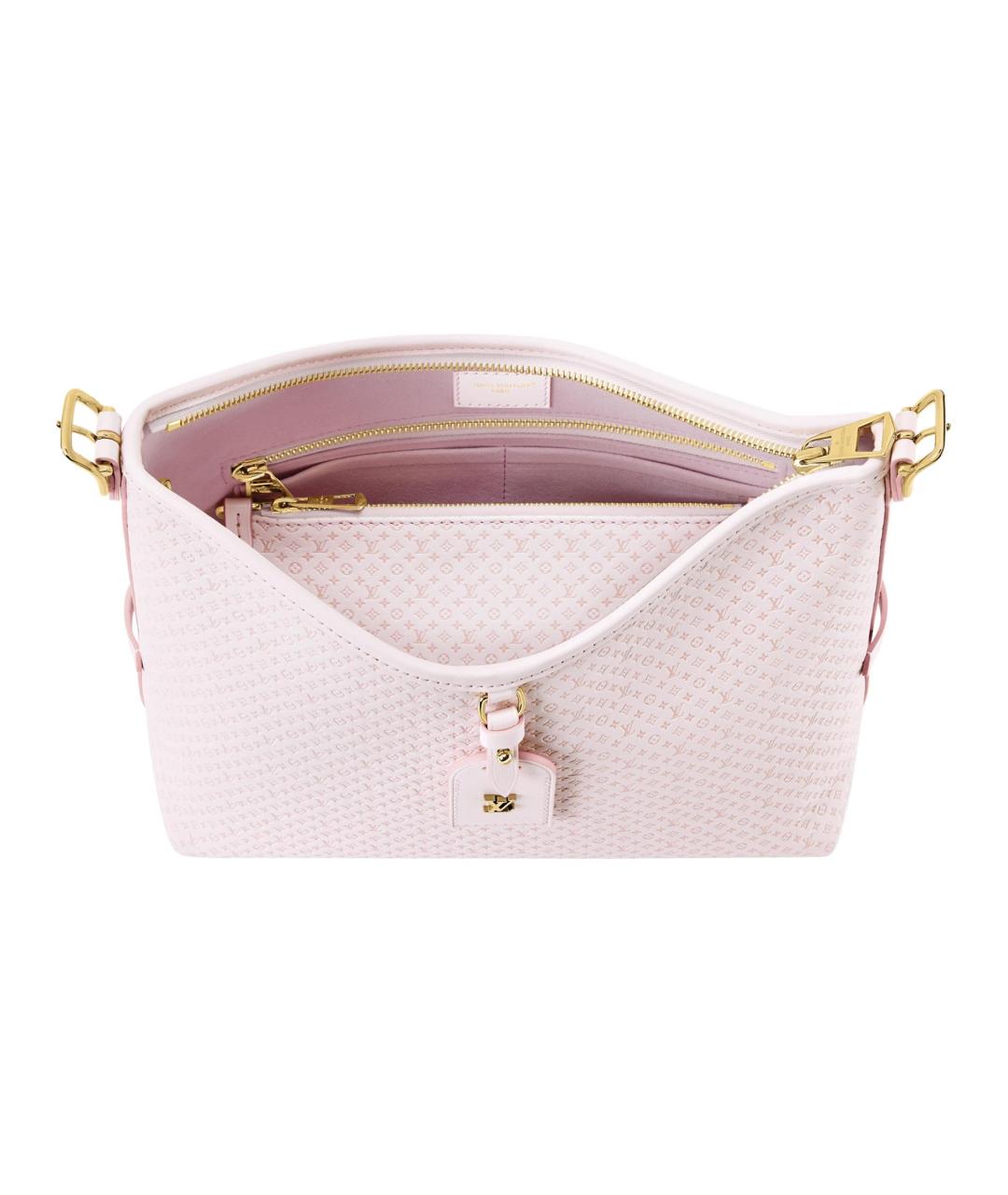 LOUIS VUITTON Розовая кожаная сумка через плечо, фото 3
