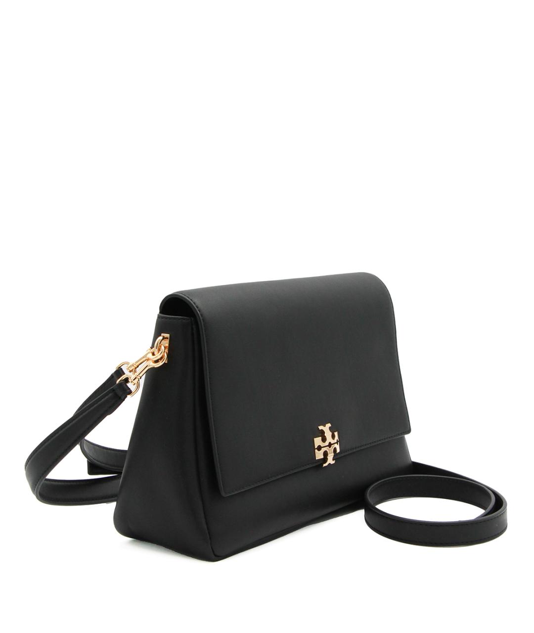 TORY BURCH Черная кожаная сумка через плечо, фото 2