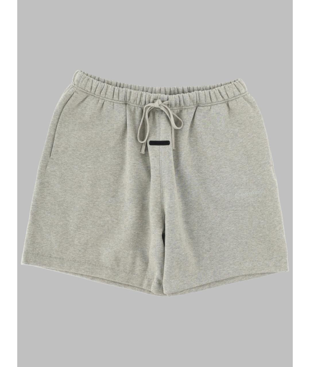 FEAR OF GOD ESSENTIALS Серые хлопковые шорты, фото 3