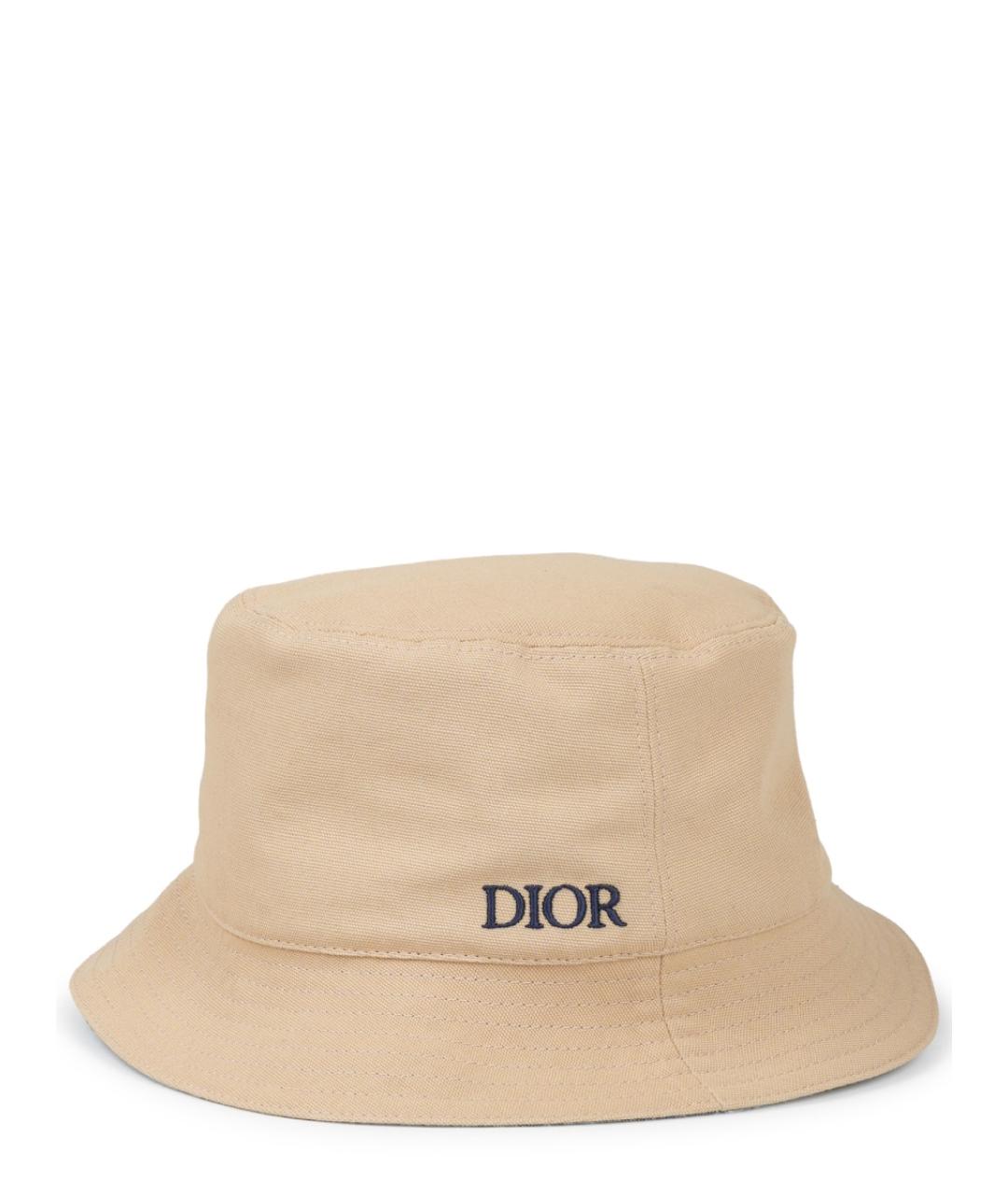 CHRISTIAN DIOR Бежевая хлопковая кепка/бейсболка, фото 2