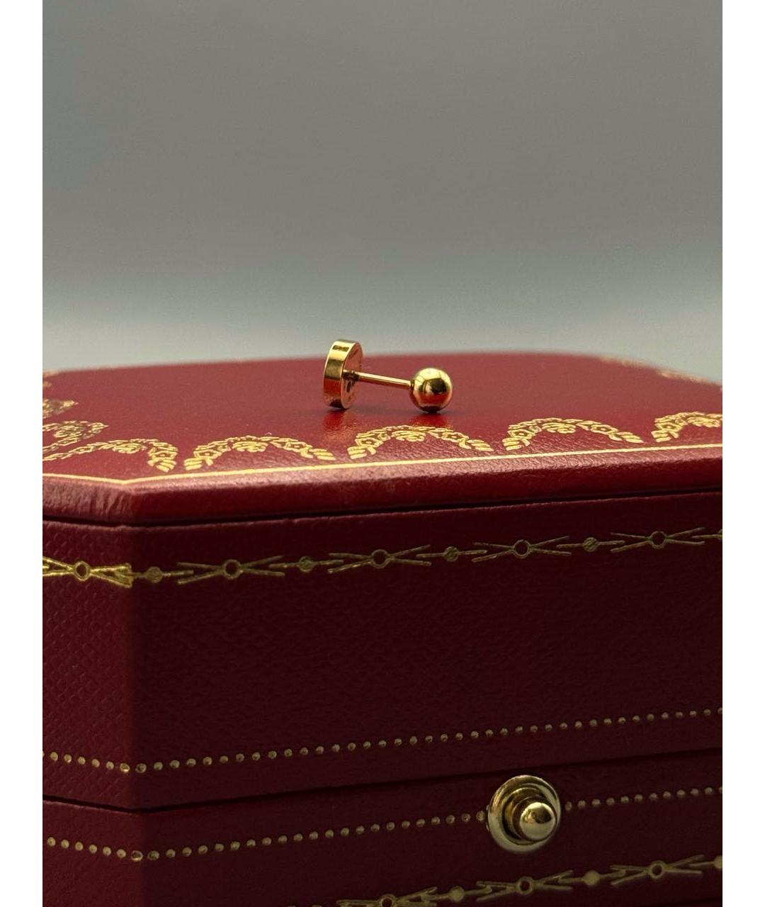 CARTIER Золотые серьги из желтого золота, фото 5