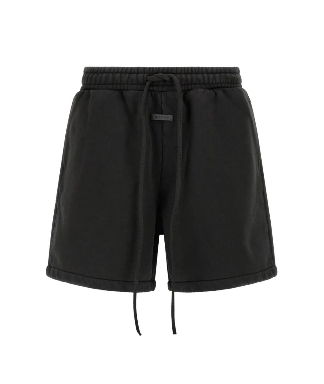 FEAR OF GOD Черные хлопковые шорты, фото 1