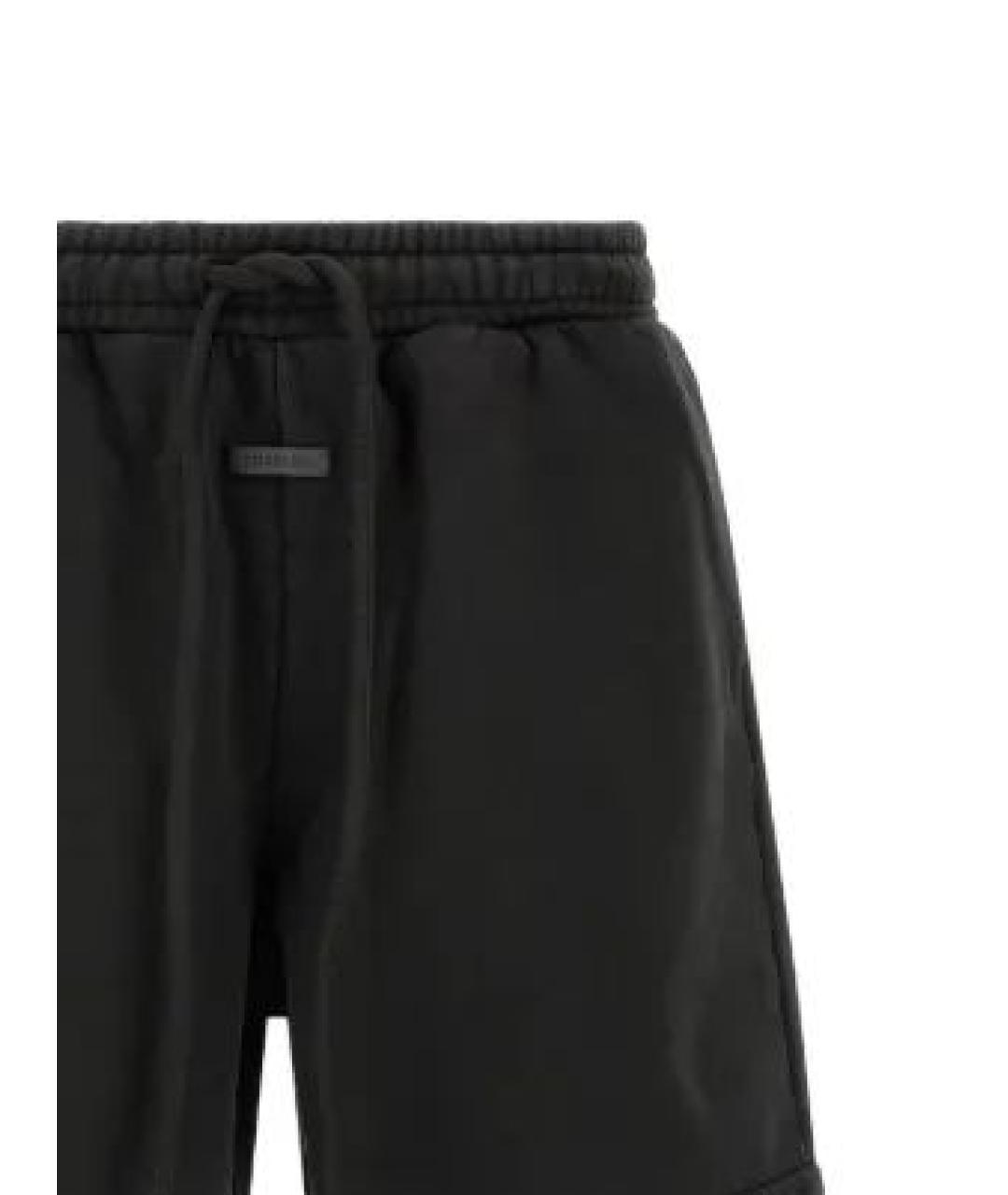 FEAR OF GOD Черные хлопковые шорты, фото 3