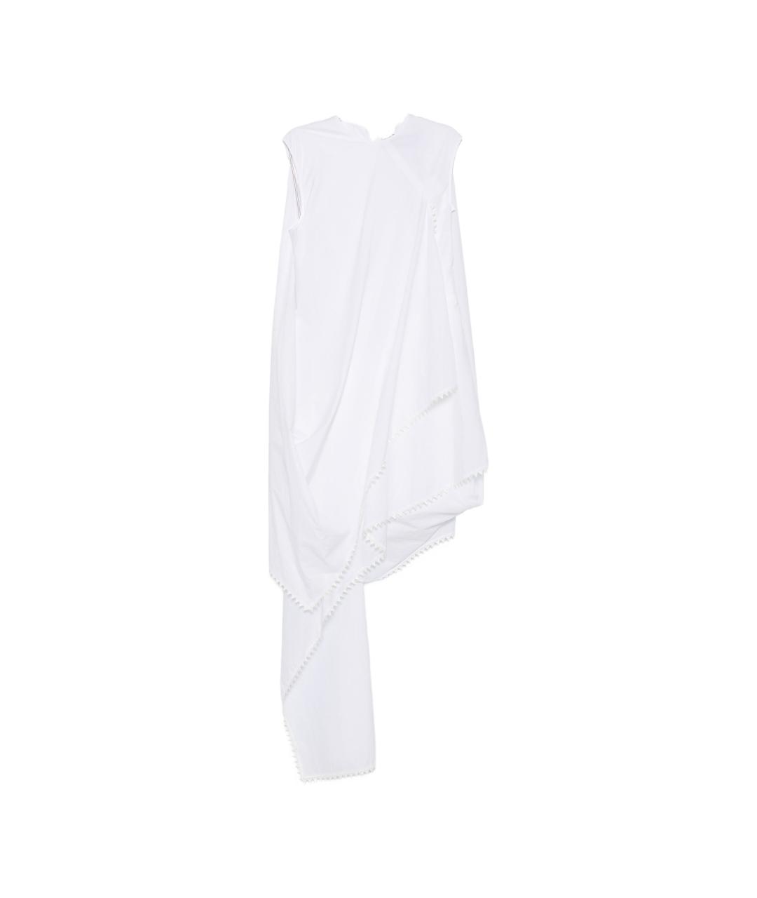 JACQUEMUS Белое хлопковое повседневное платье, фото 1