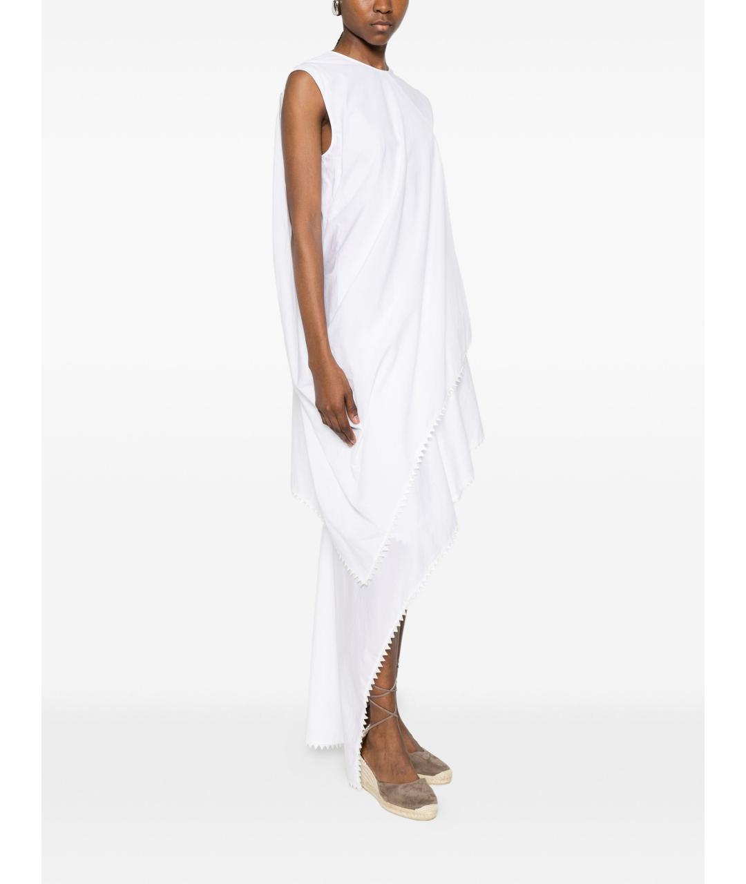 JACQUEMUS Белое хлопковое повседневное платье, фото 2