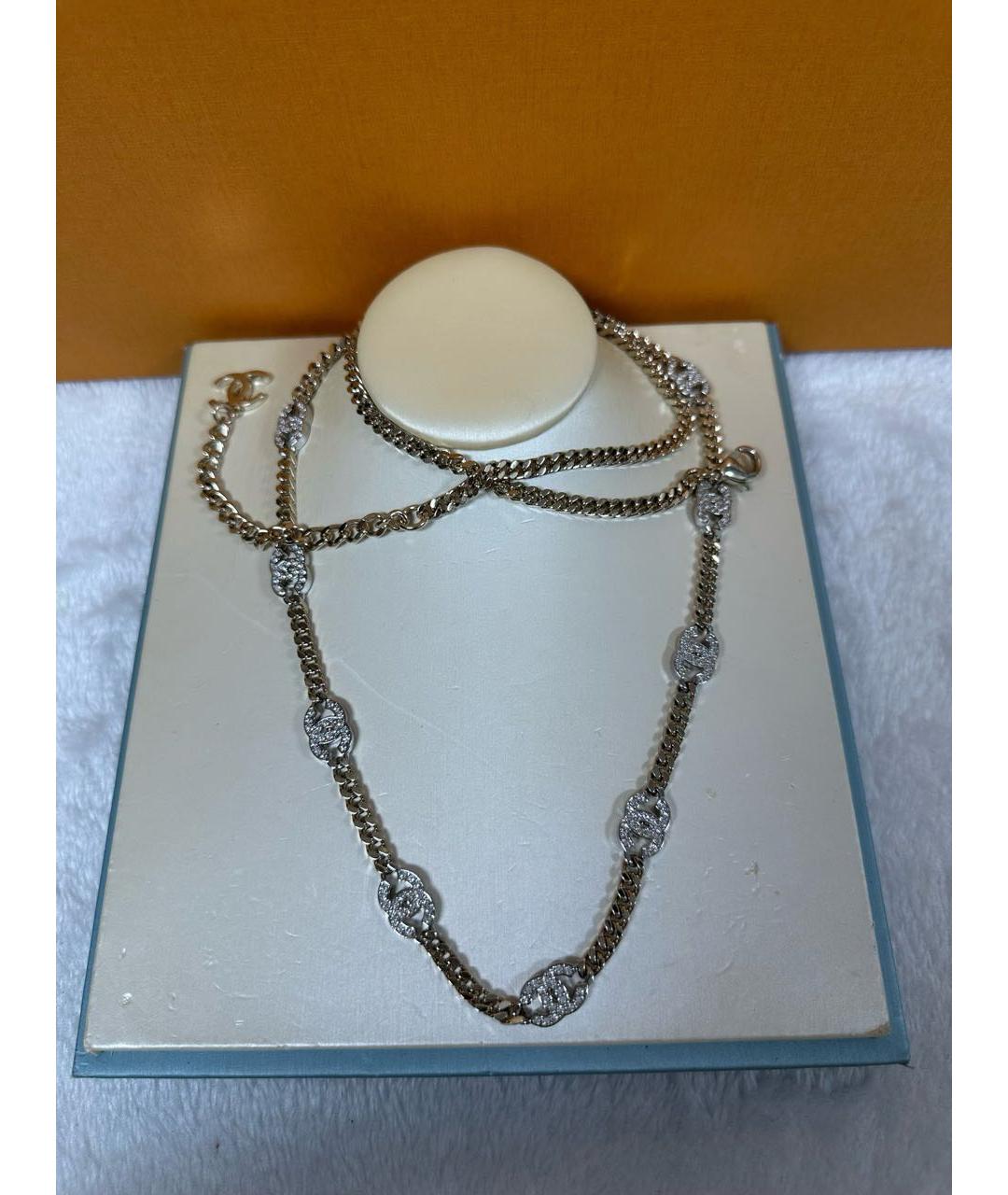 CHANEL Золотое колье, фото 3